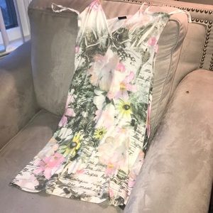 Cotton flower dress.